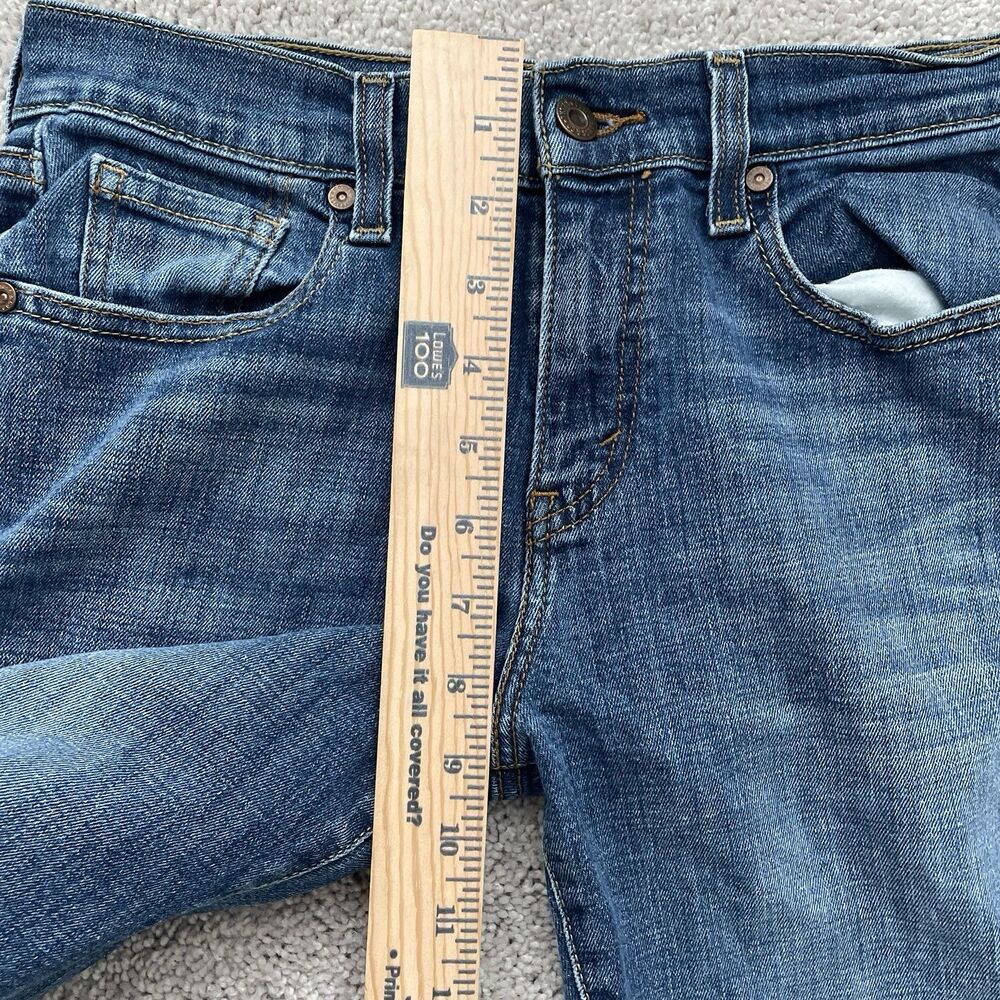 Levis 515 Bootcut Womens Medium Wash Stretch Blue Jeans 6M 26x30 Flap Pockets - Picture 5 of 10